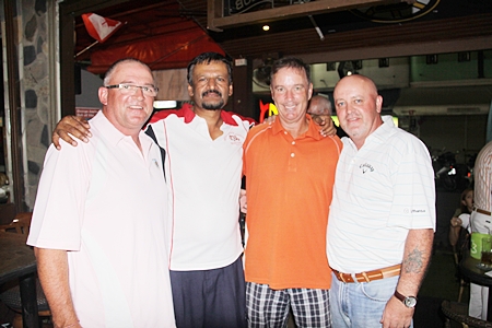 Brad Sproxton, Chaten Patel, Michael Winterburn and host Dale Shier.